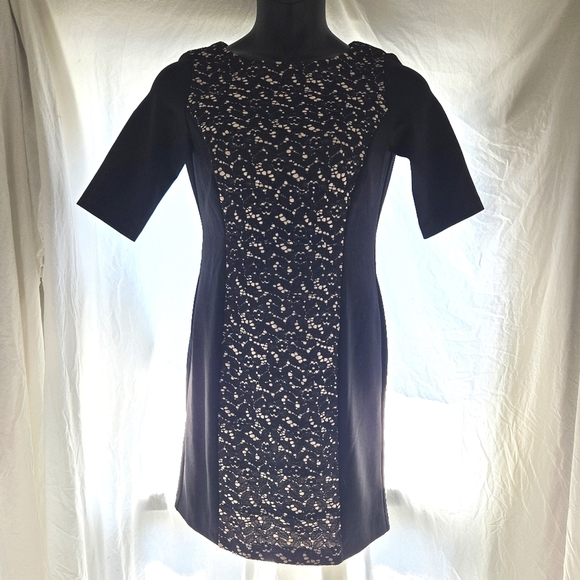 Sandra Darren Dresses & Skirts - Black Lace Dress EUC